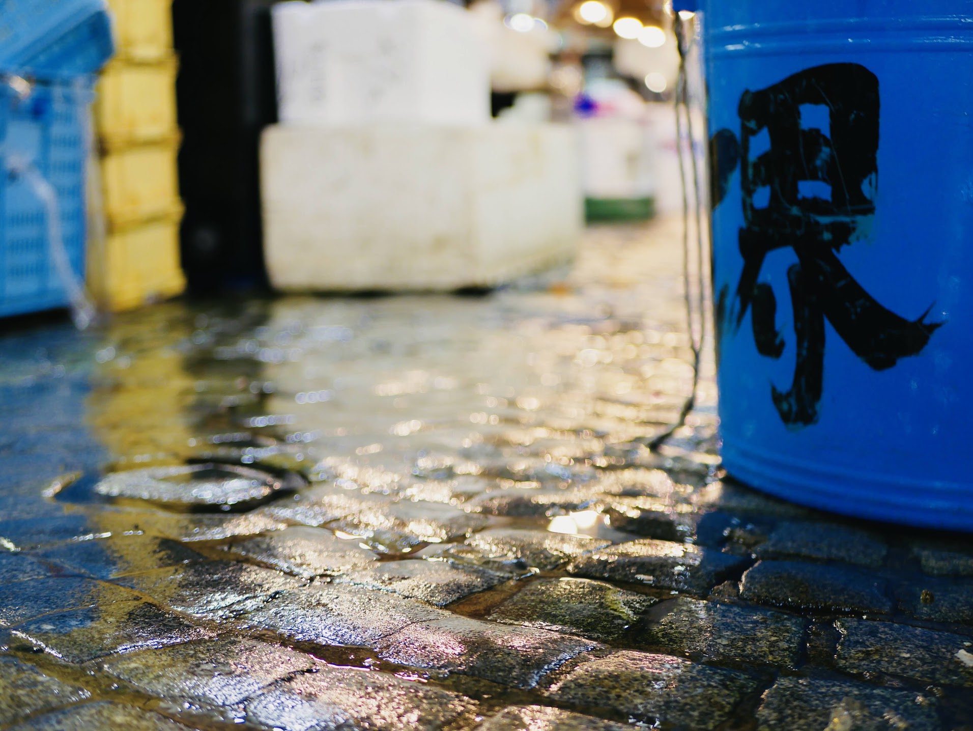 市場のタイル
